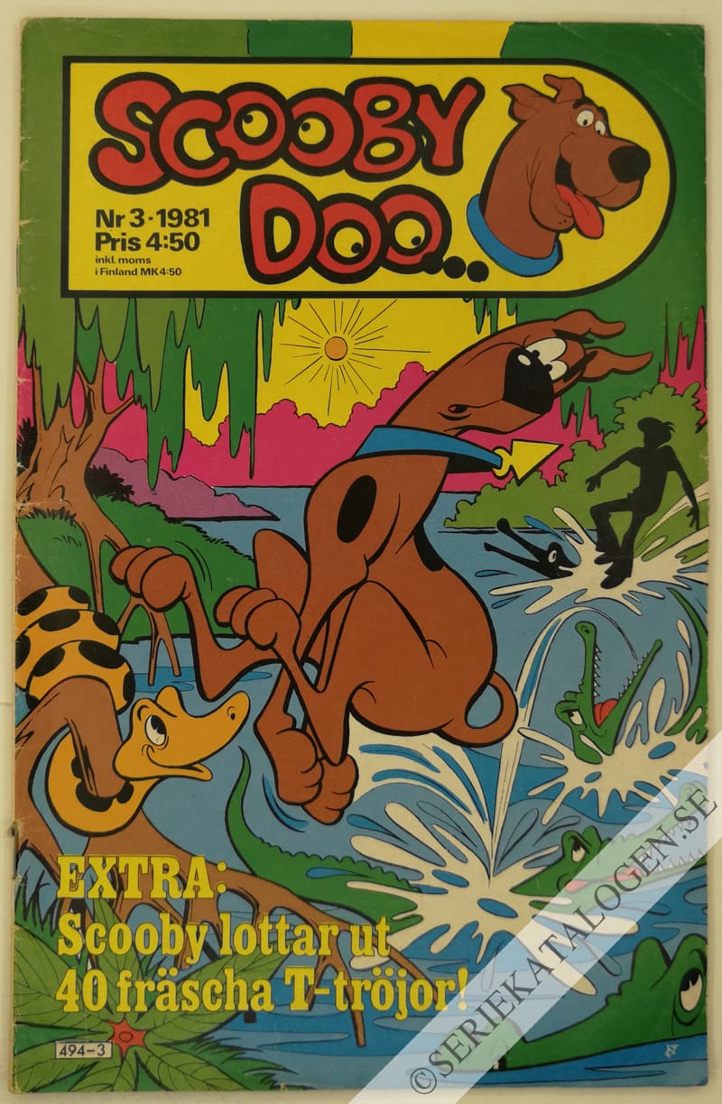 Framsida på Scooby Doo #3 (1981)