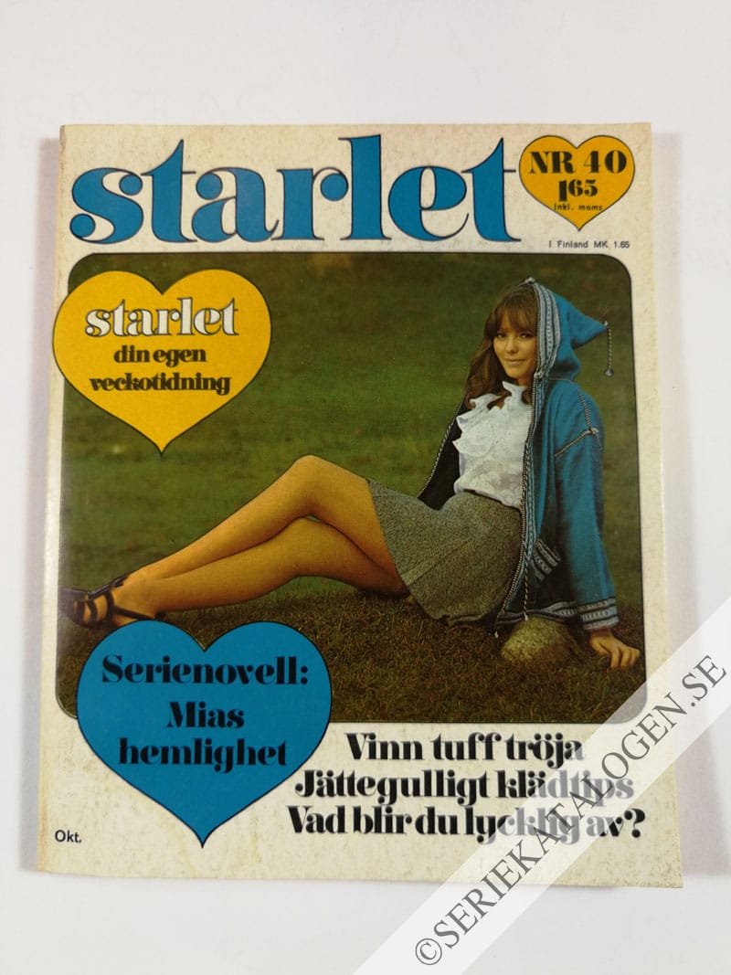 Framsida på Starlet #40 (1971)