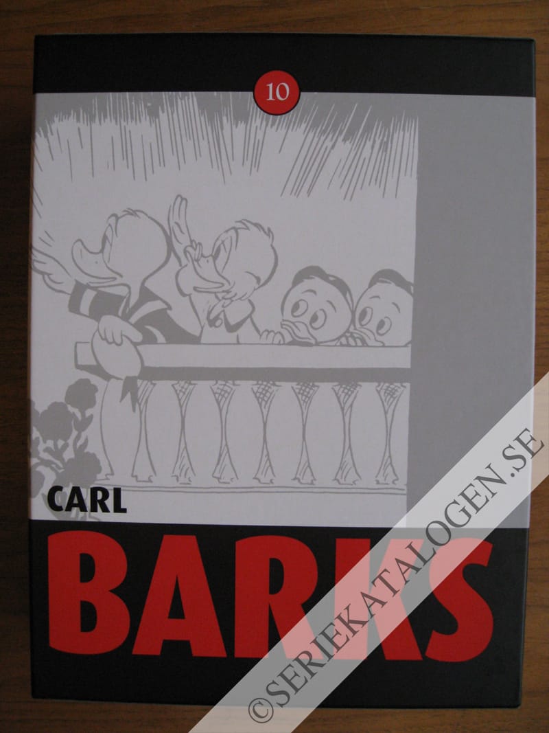 Framsida på Carl Barks samlade verk Box10 (2008)