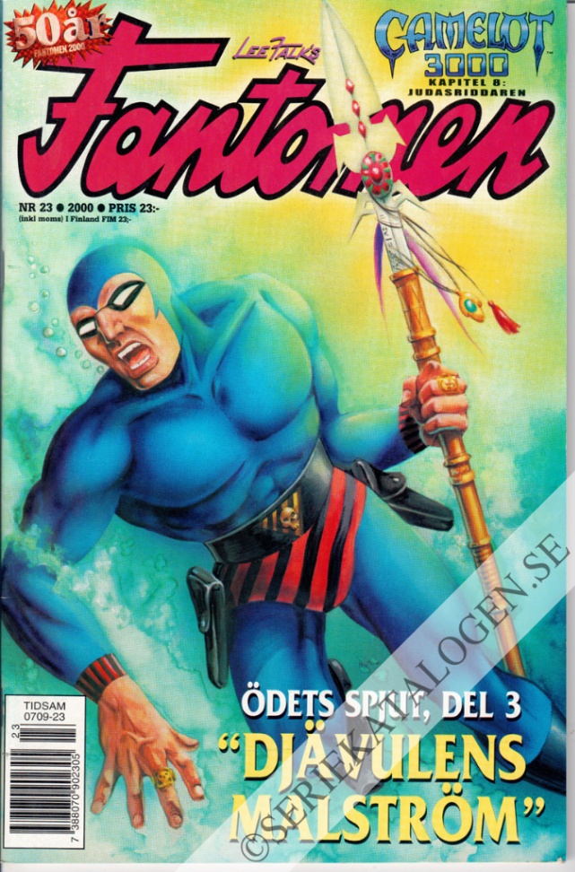 Framsida på Fantomen #23 (2000)
