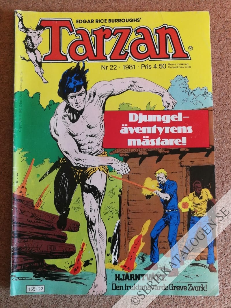 Framsida på Tarzan #22 (1981)