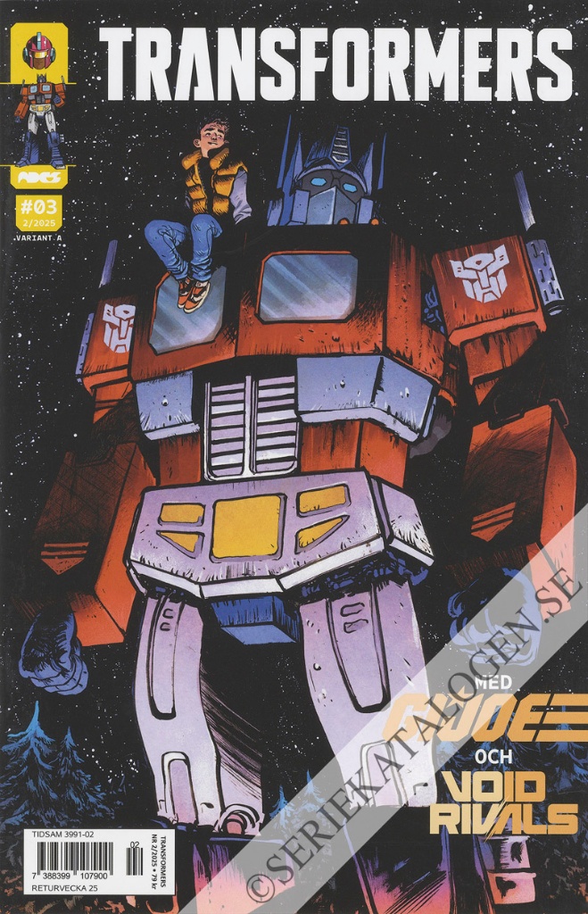 Framsida på Transformers #2 (2025)