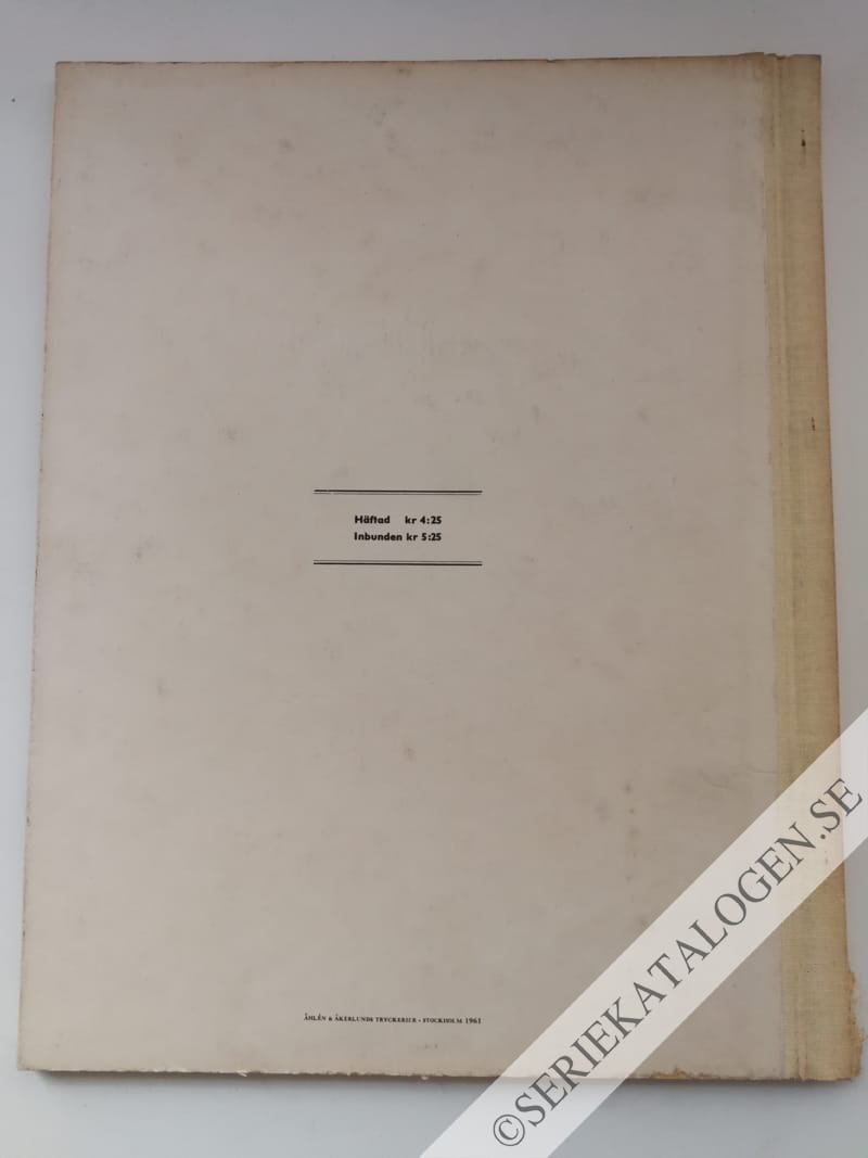 Baksida på Barna Hedenhös i världsrymden (1961)