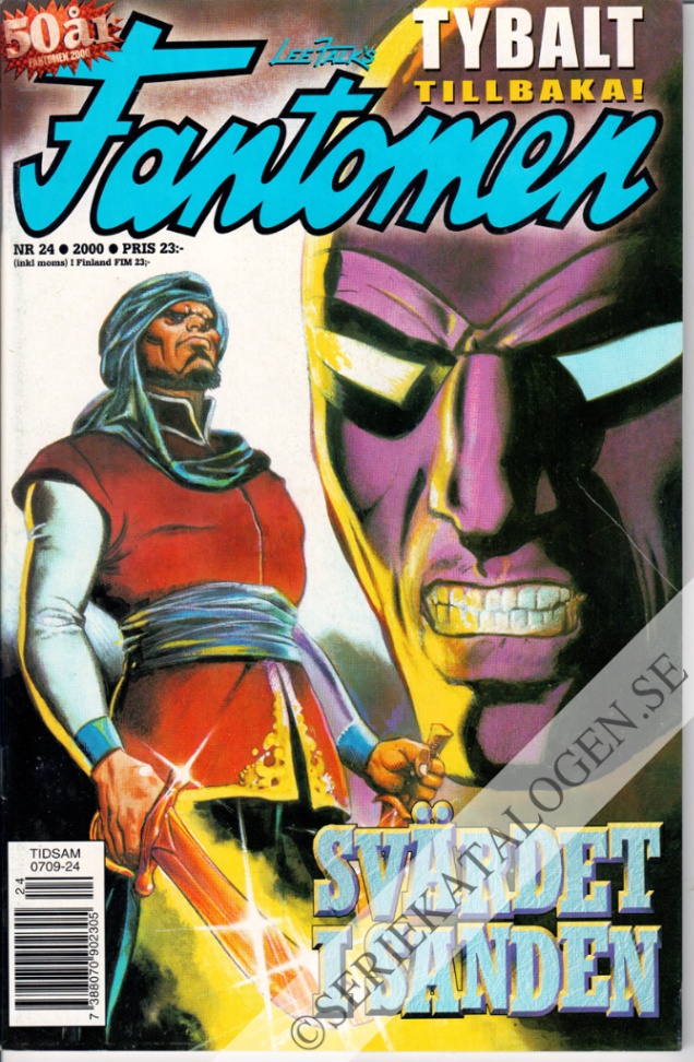 Framsida på Fantomen #24 (2000)