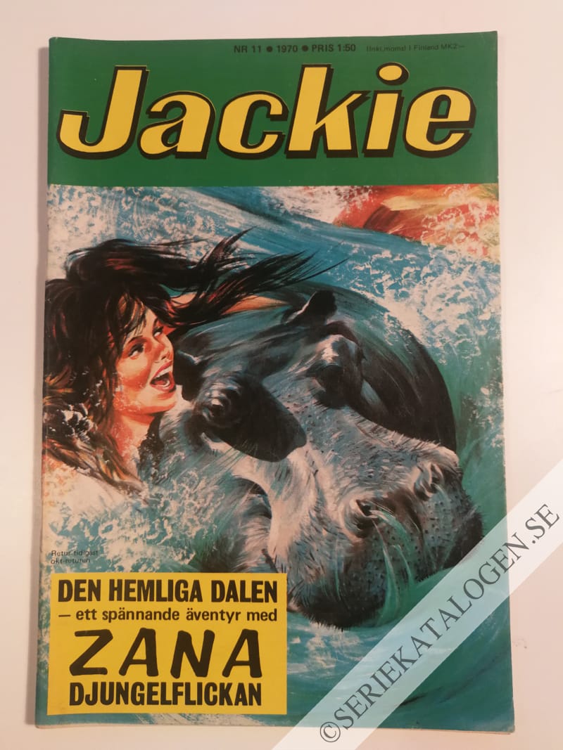 Framsida på Jackie #11 (1970)