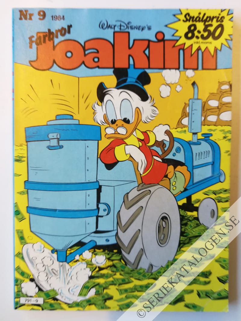 Framsida på Joakim #9 (1984)