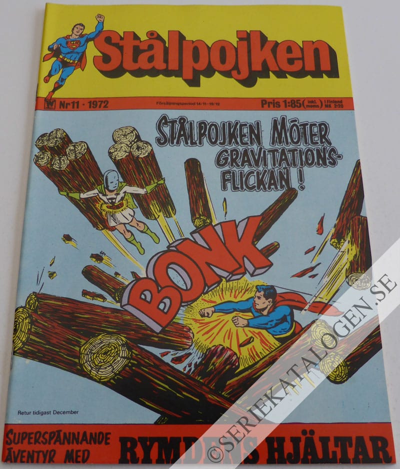 Framsida på Stålpojken #11 (1972)