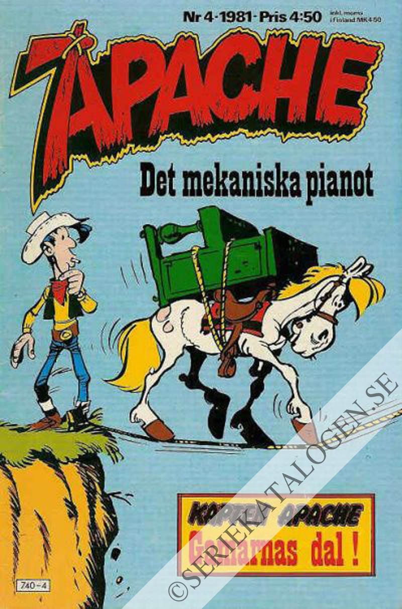 Framsida på Apache #4 (1981)