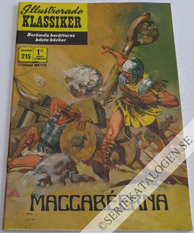 Framsida på Illustrerade Klassiker #215 - Maccabéerna (1972)