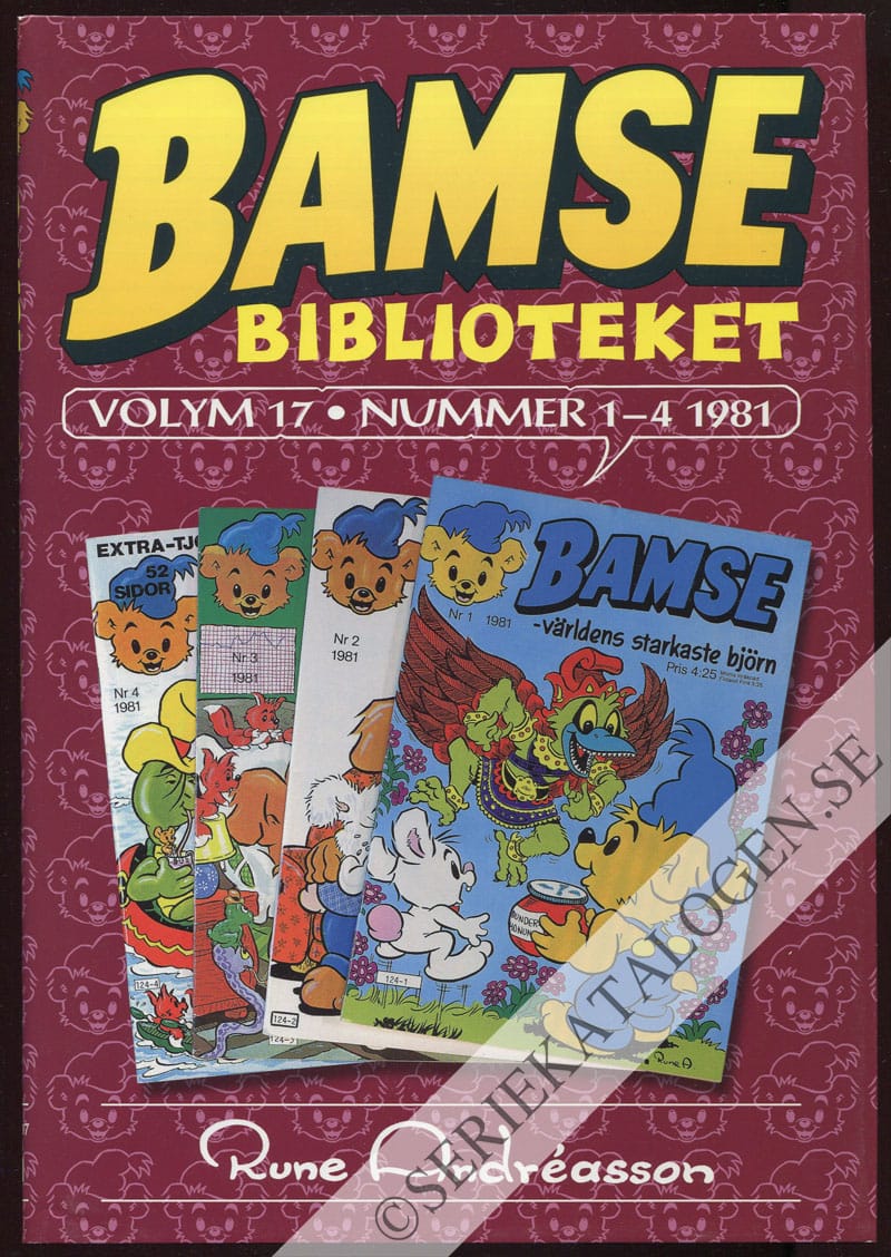 Framsida på Bamsebiblioteket #17 (2005)