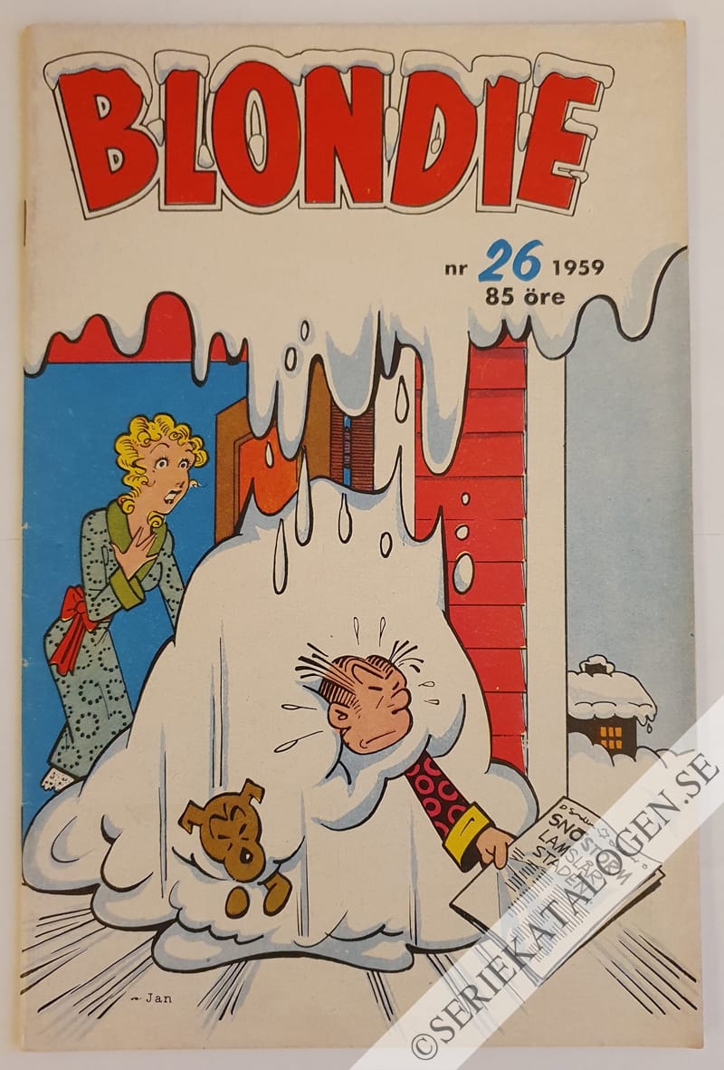 Framsida på Blondie #26 (1959)