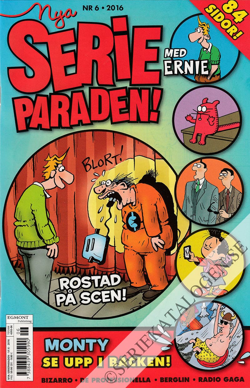 Framsida på Nya Serieparaden #6 (2016)