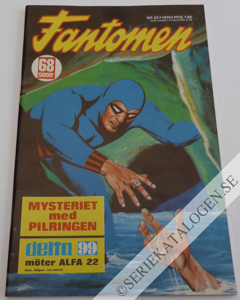 Framsida på Fantomen #23 (1970)