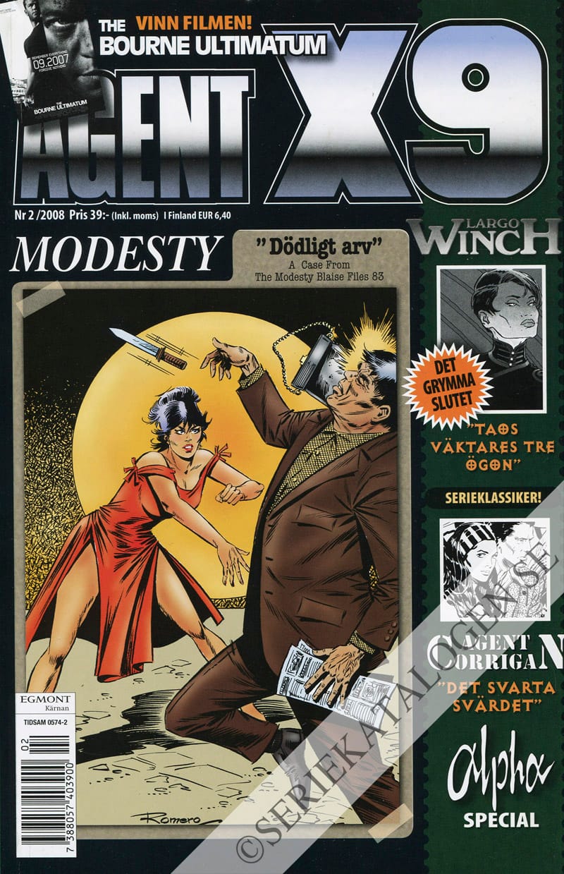 Framsida på Agent X9 #2 (2008)