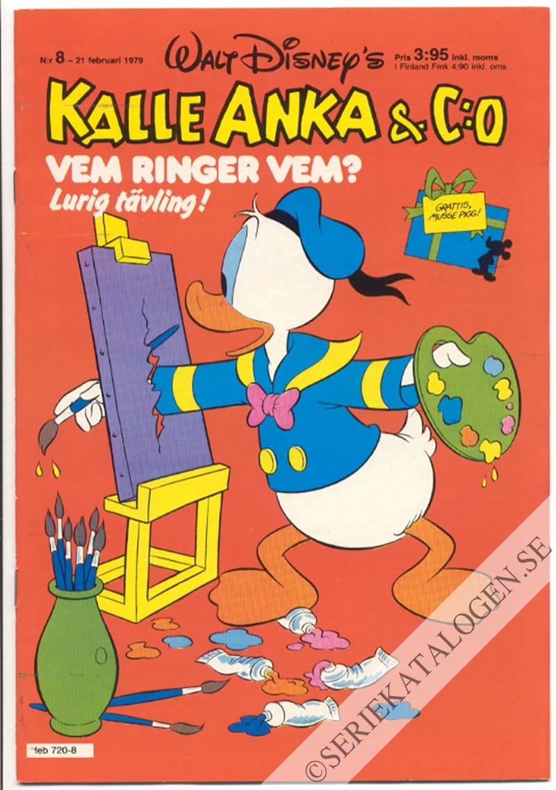 Framsida på Kalle Anka & C:o #8 (1979)