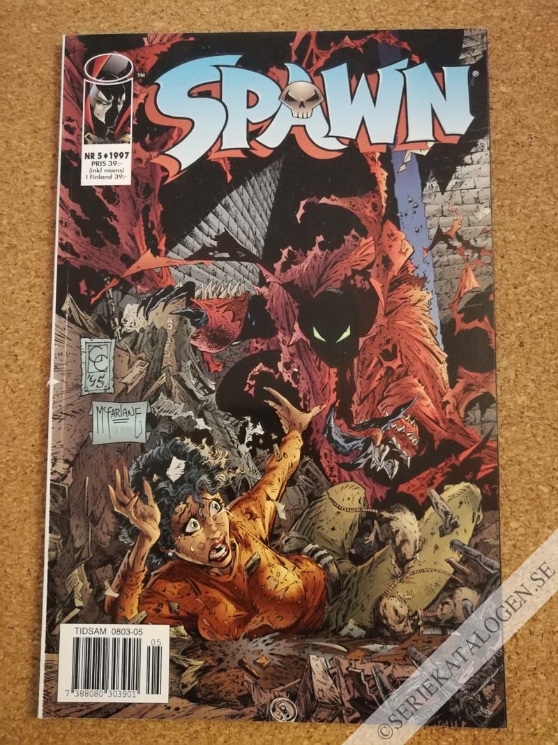 Framsida på Spawn #5 (1997)