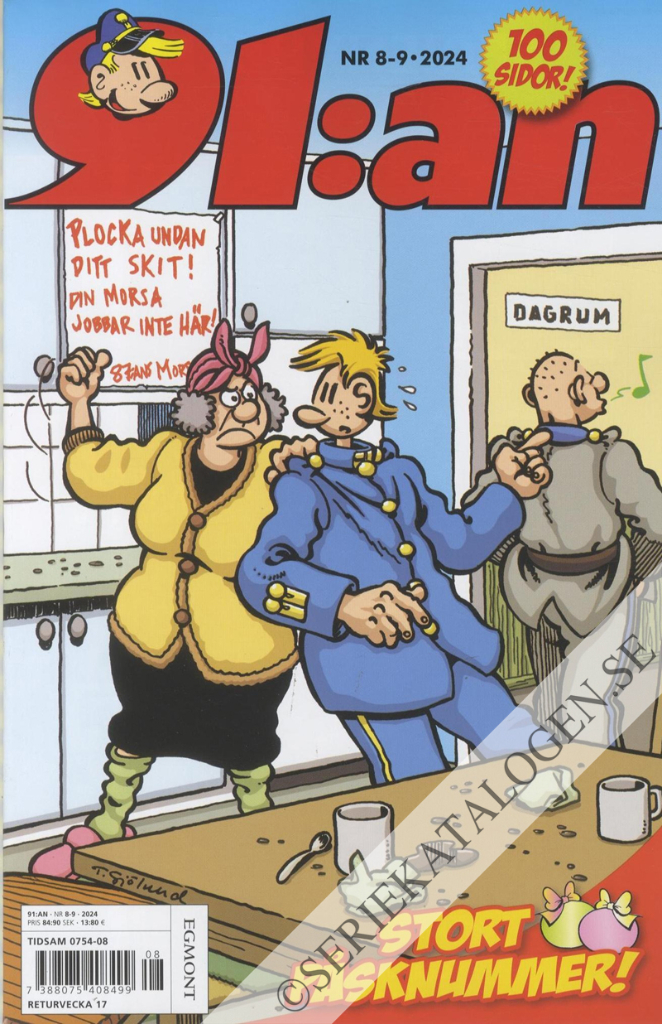 Framsida på 91:an #8-9 (2024)