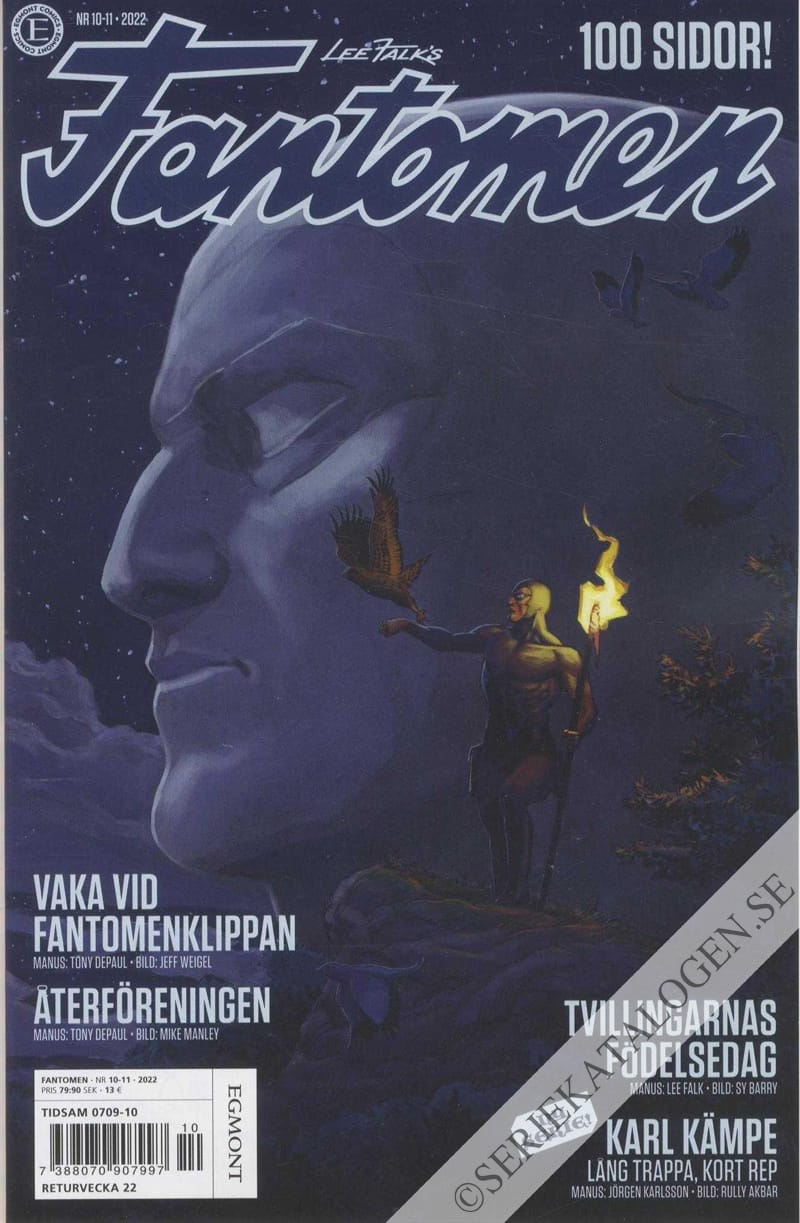 Framsida på Fantomen #10-11 (2022)