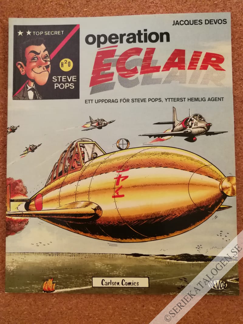 Framsida på Steve Pops Operation Eclair (1980)