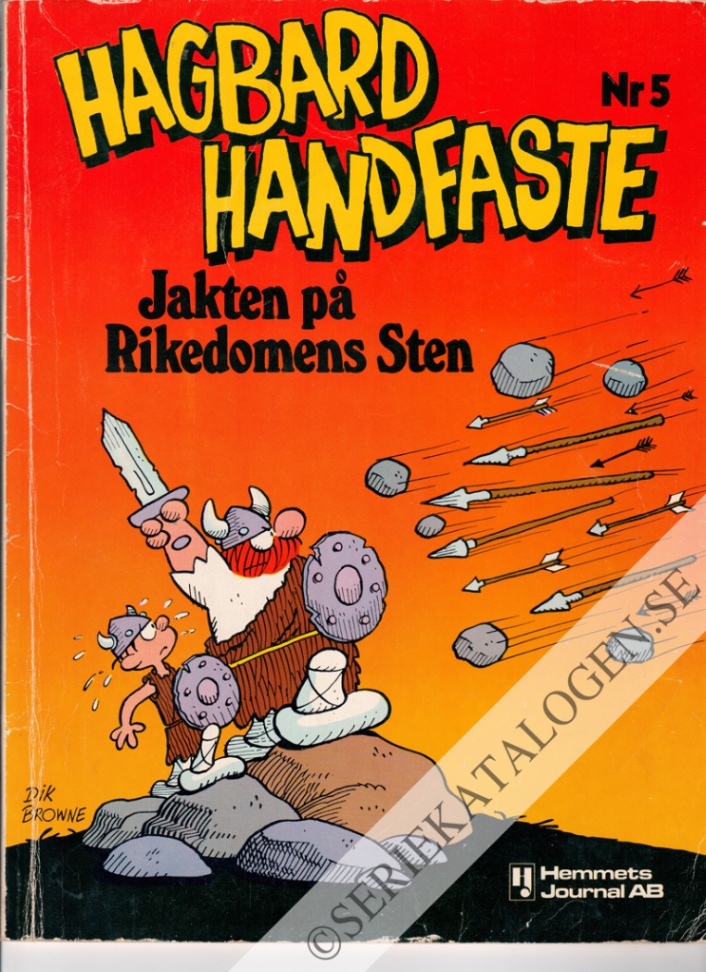 Framsida på Hagbard Handfaste Jakten på Rikedomens Sten (1979)