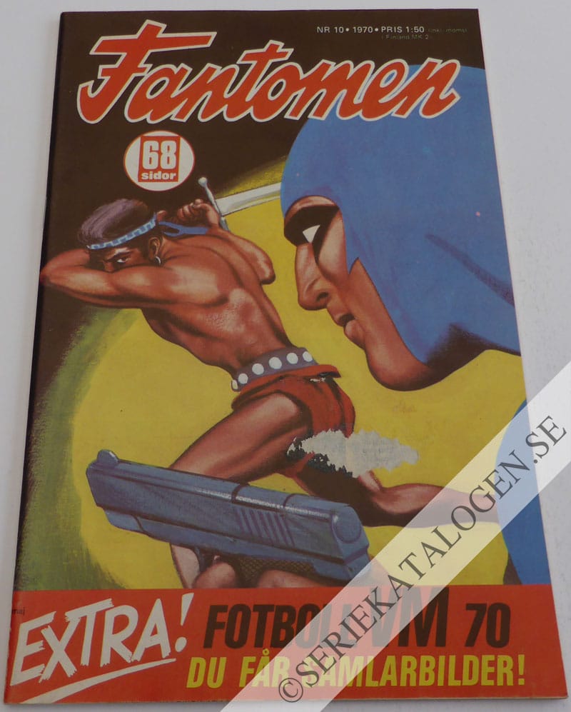 Framsida på Fantomen #10 (1970)