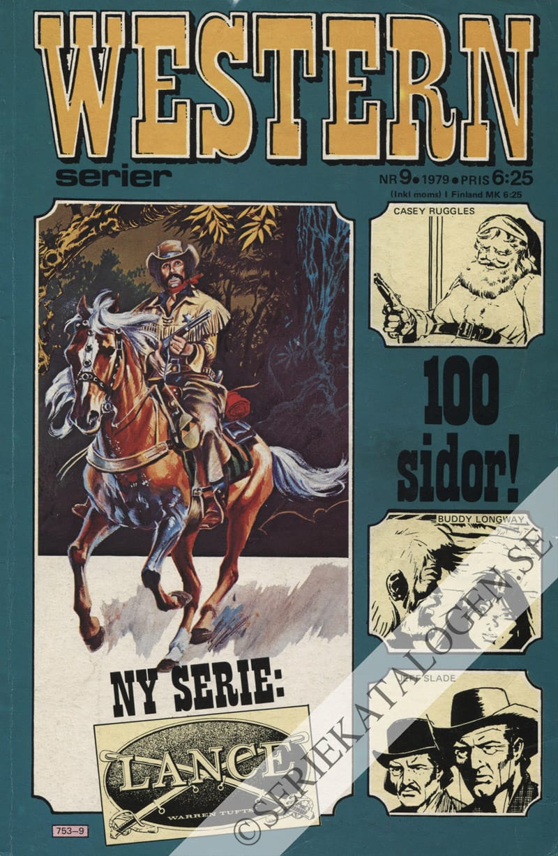 Framsida på Westernserier #9 (1979)