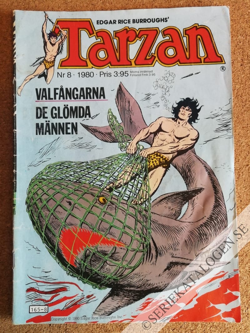 Framsida på Tarzan #8 (1980)