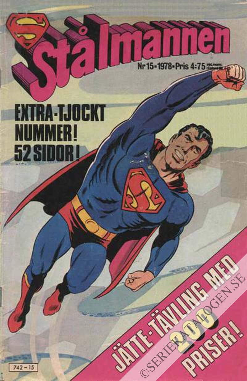 Framsida på Stålmannen #15 (1978)