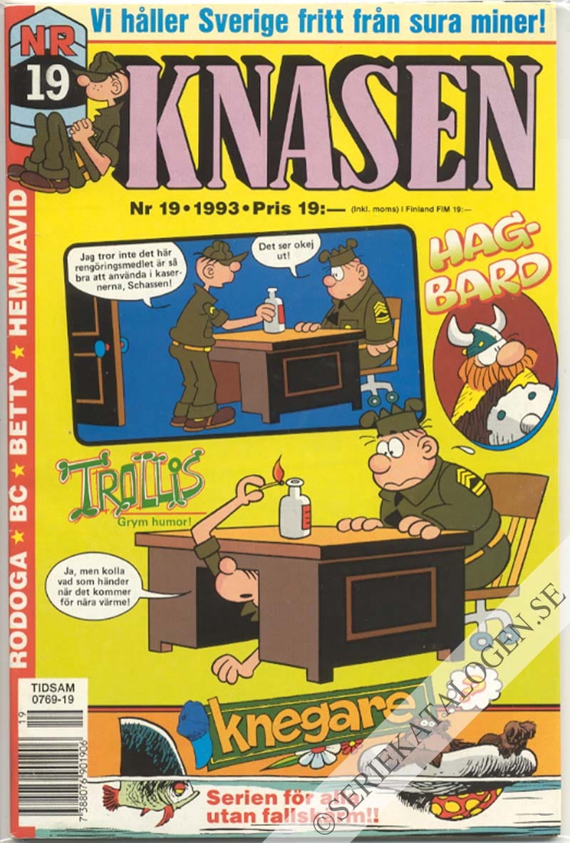 Framsida på Knasen #19 (1993)