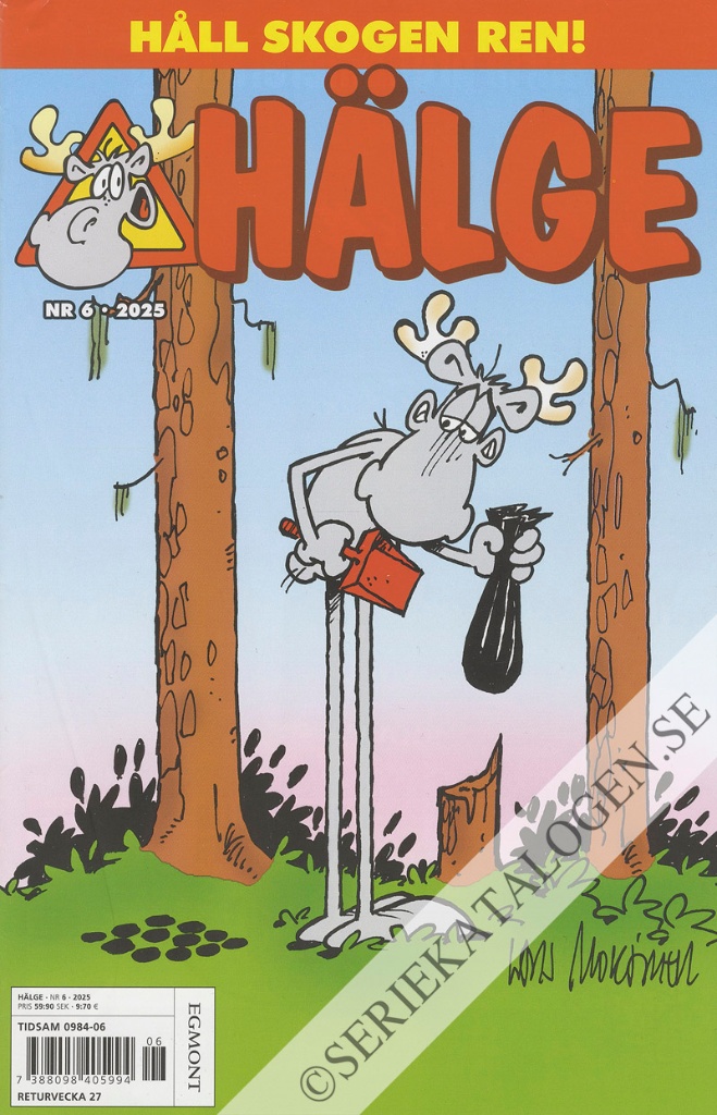 Framsida på Hälge #6 (2025)