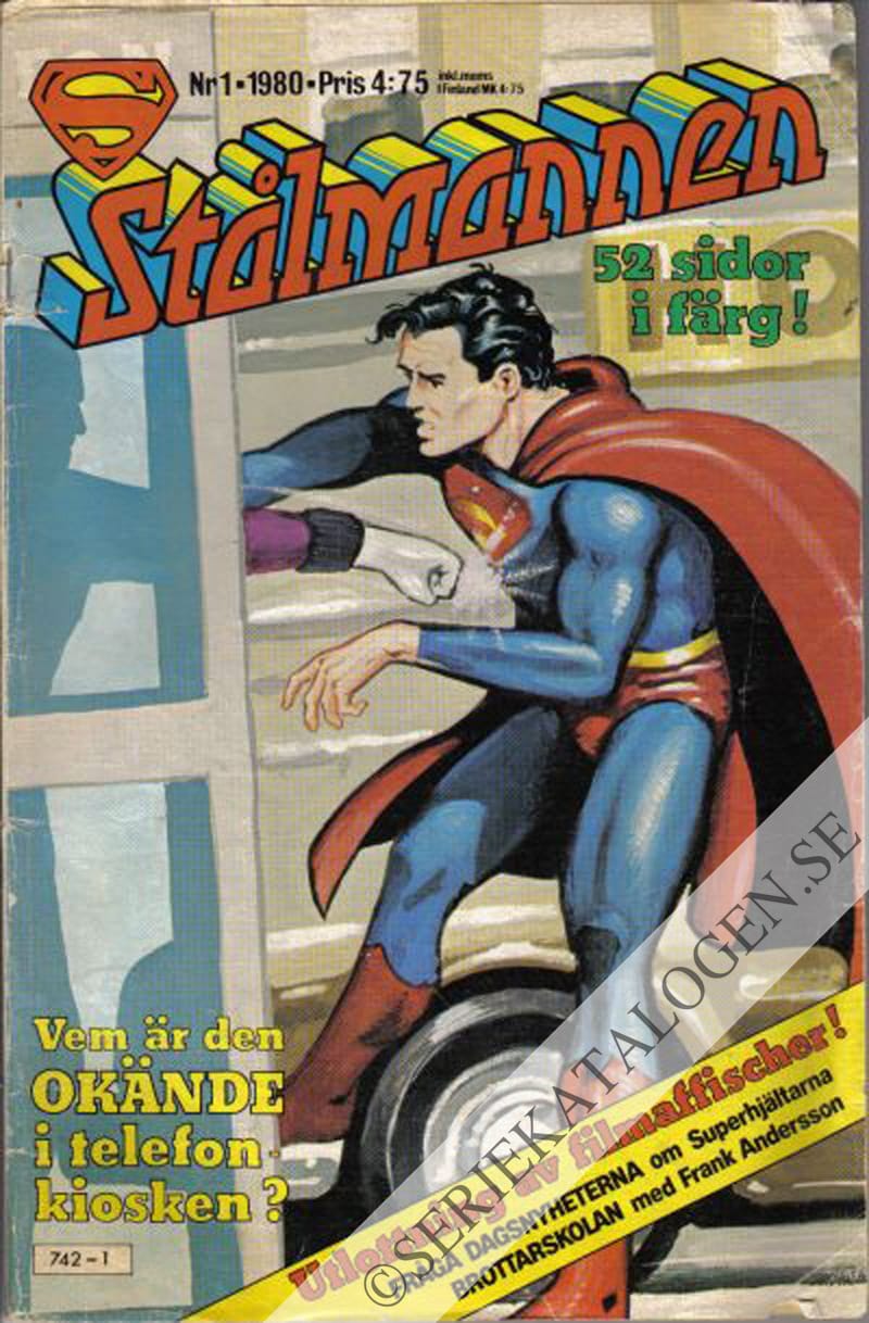 Framsida på Stålmannen #1 (1980)