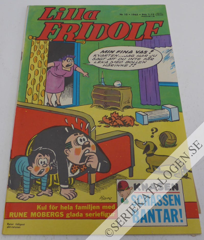 Framsida på Lilla Fridolf #10 (1965)