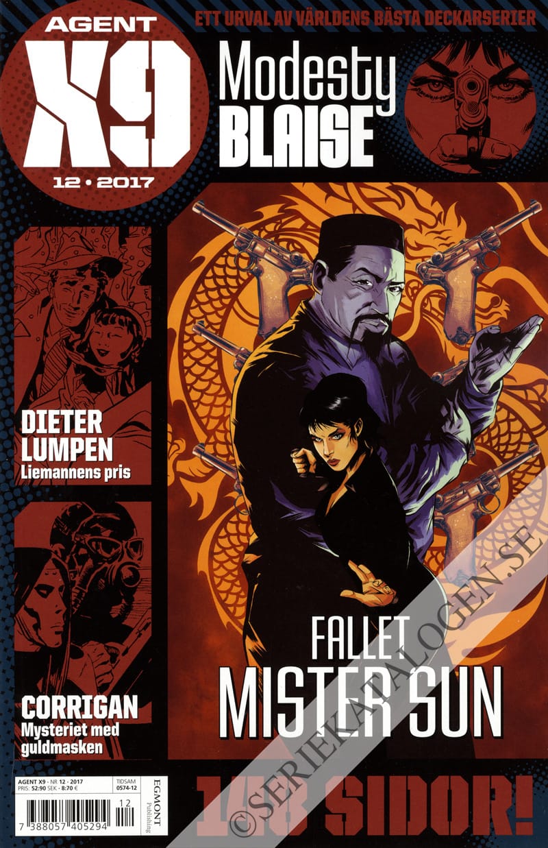 Framsida på Agent X9 #12 (2017)