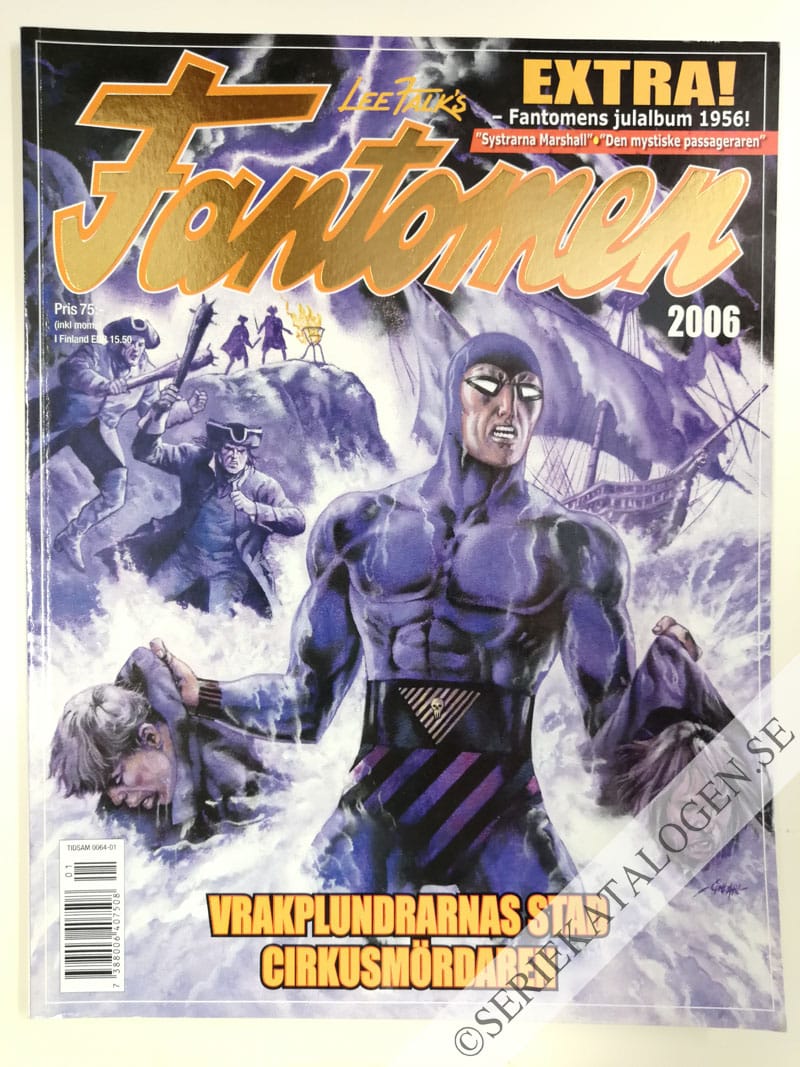Framsida på Fantomen Vrakplundrarnas stad - Cirkusmördaren (2006)