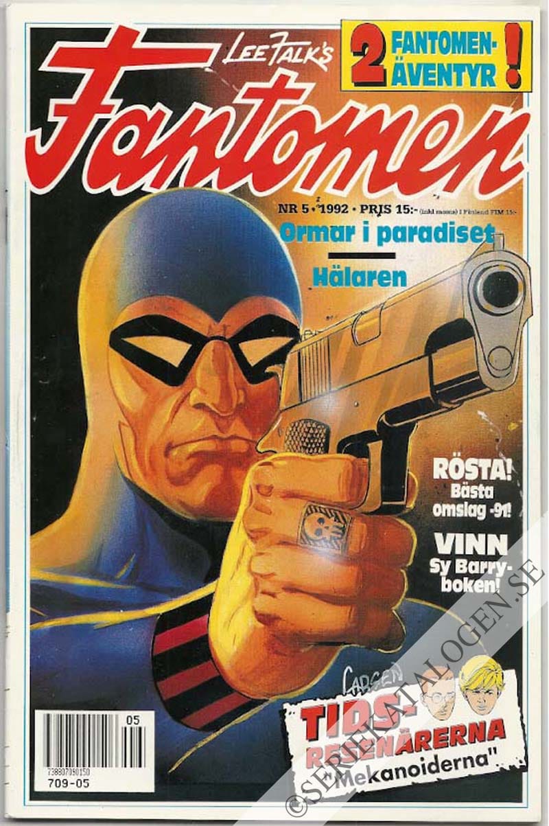 Framsida på Fantomen #5 (1992)