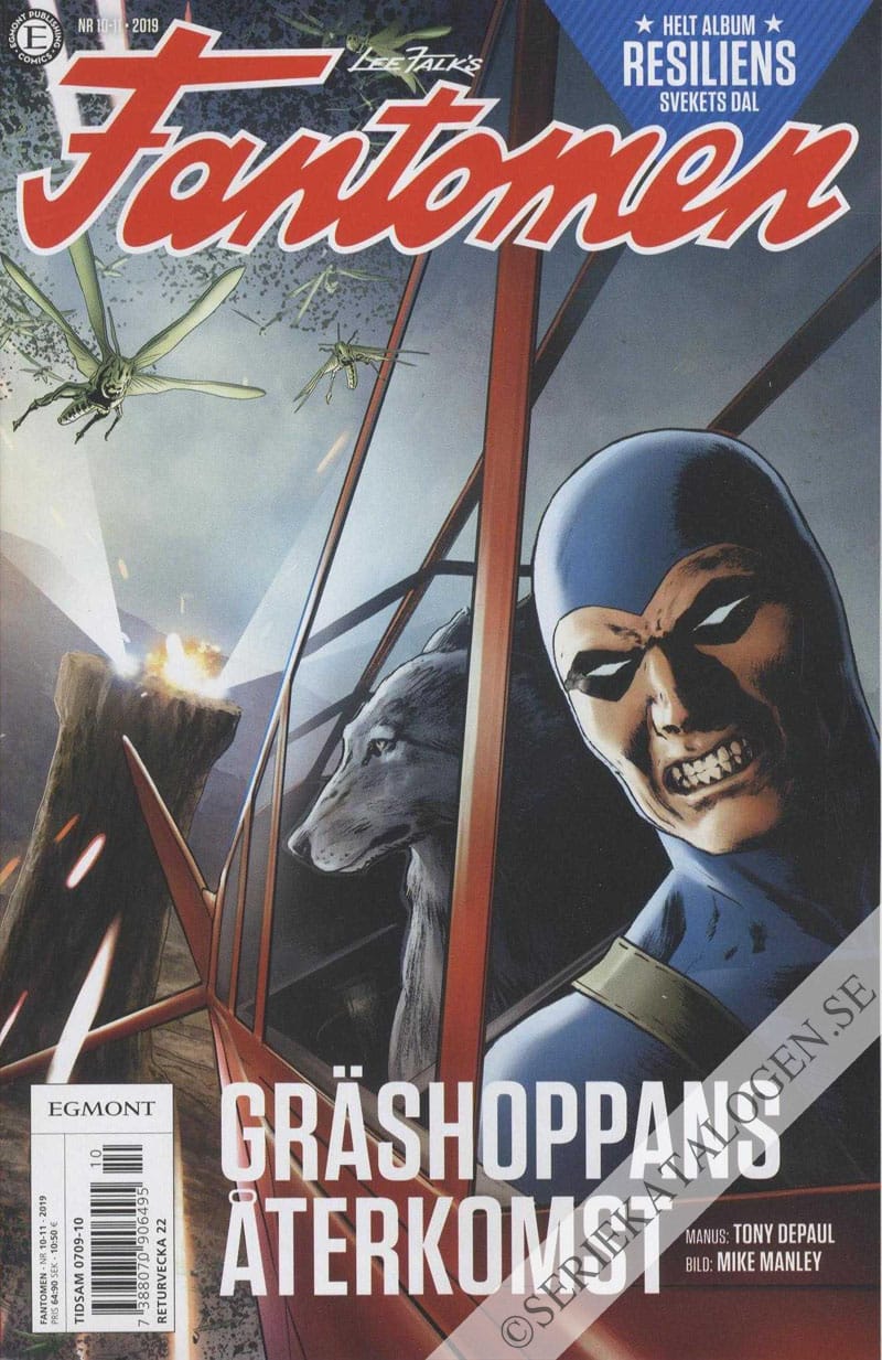 Framsida på Fantomen #10-11 (2019)