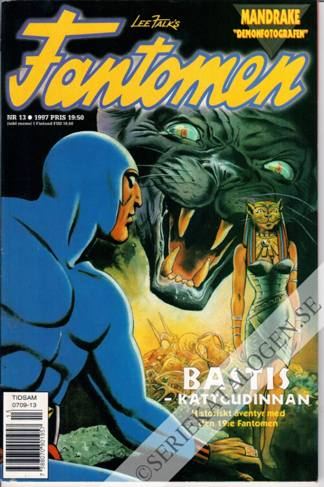 Framsida på Fantomen #13 (1997)