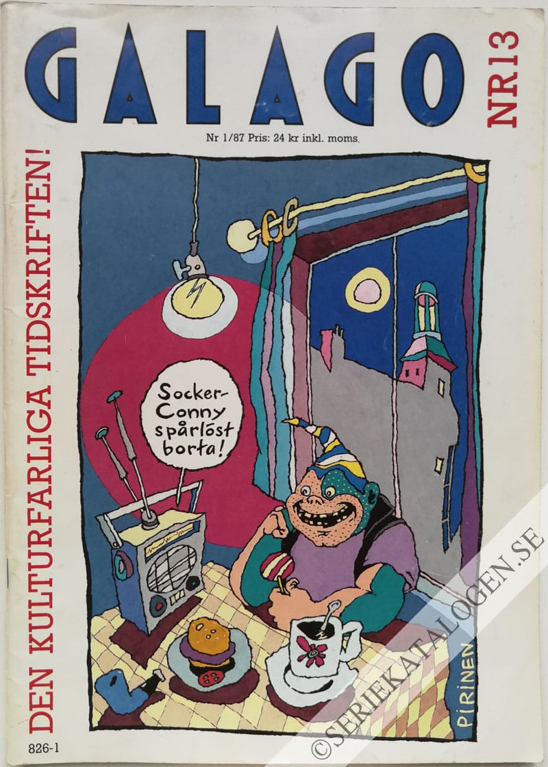 Framsida på Galago #1 (1987)