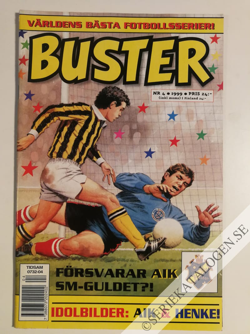 Framsida på Buster #4 (1999)