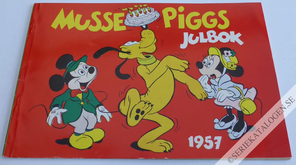 Framsida på Musse Piggs julbok # (1957)