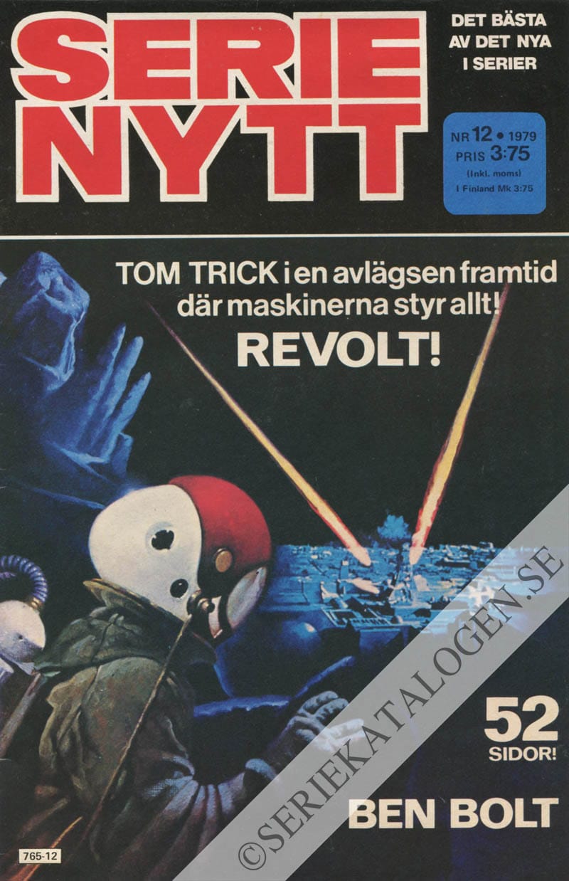 Framsida på Serie-Nytt #12 (1979)