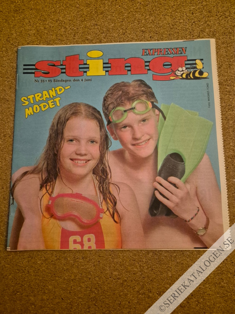 Framsida på Sting-Expressen #23 (1995)