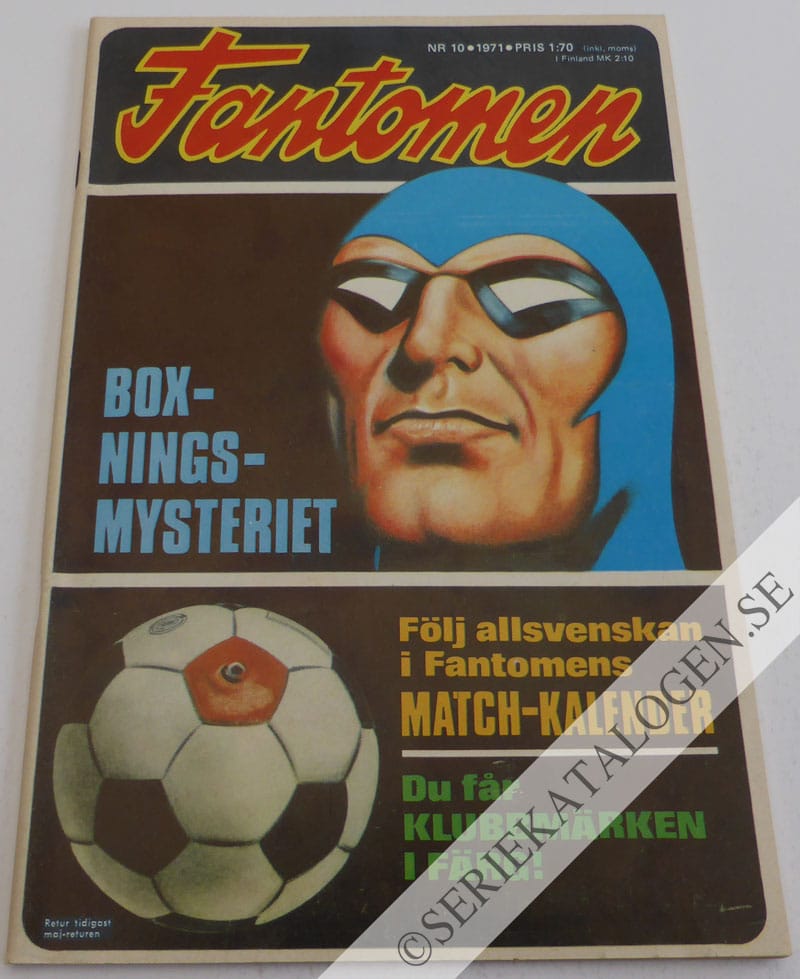 Framsida på Fantomen #10 (1971)