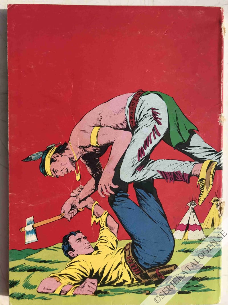 Baksida på Hövding över Navajo-indianerna (1971)