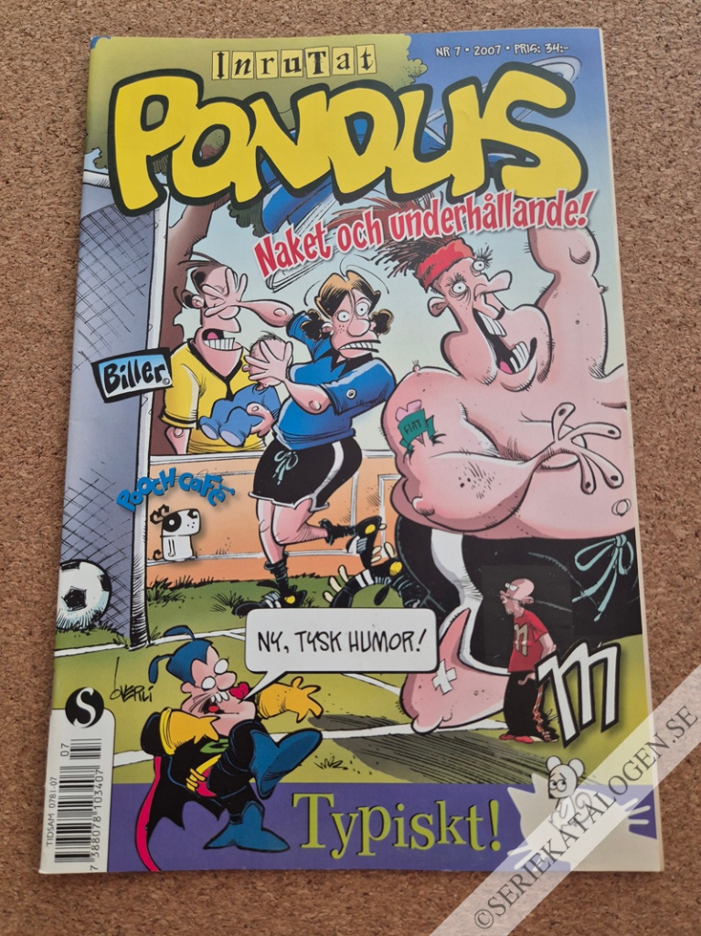 Framsida på Pondus #7 (2007)
