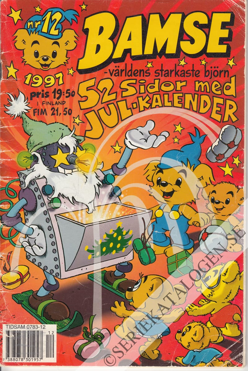 Framsida på Bamse #12 (1997)