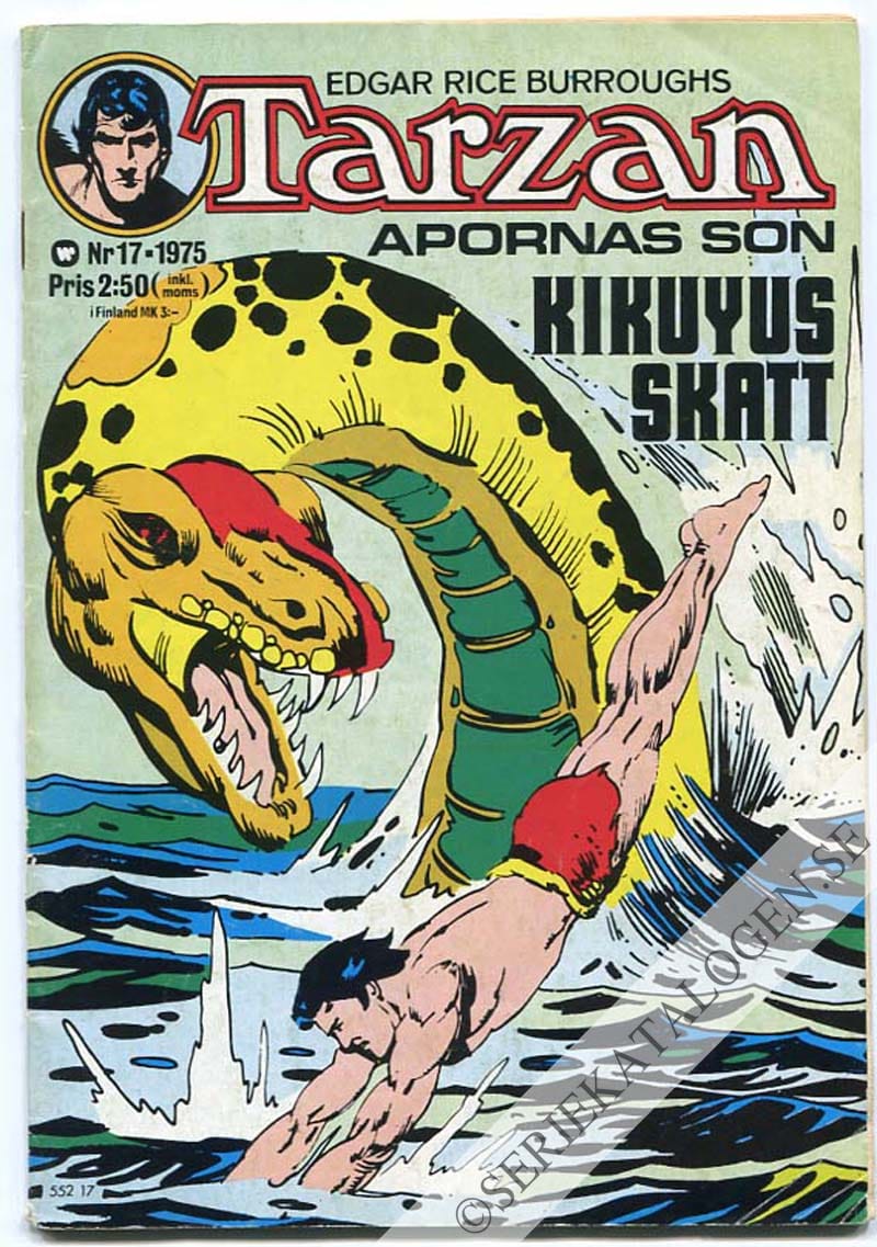 Framsida på Tarzan #17 (1975)