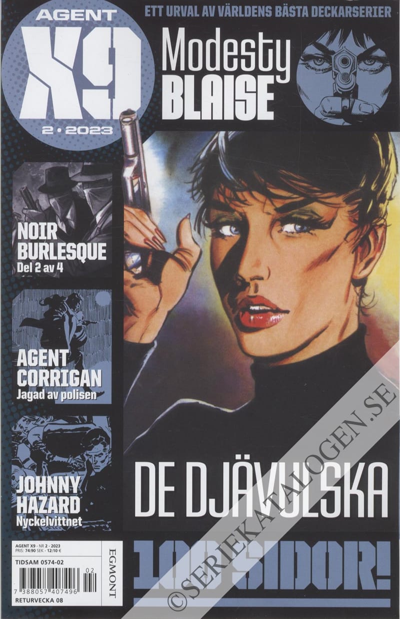 Framsida på Agent X9 #2 (2023)