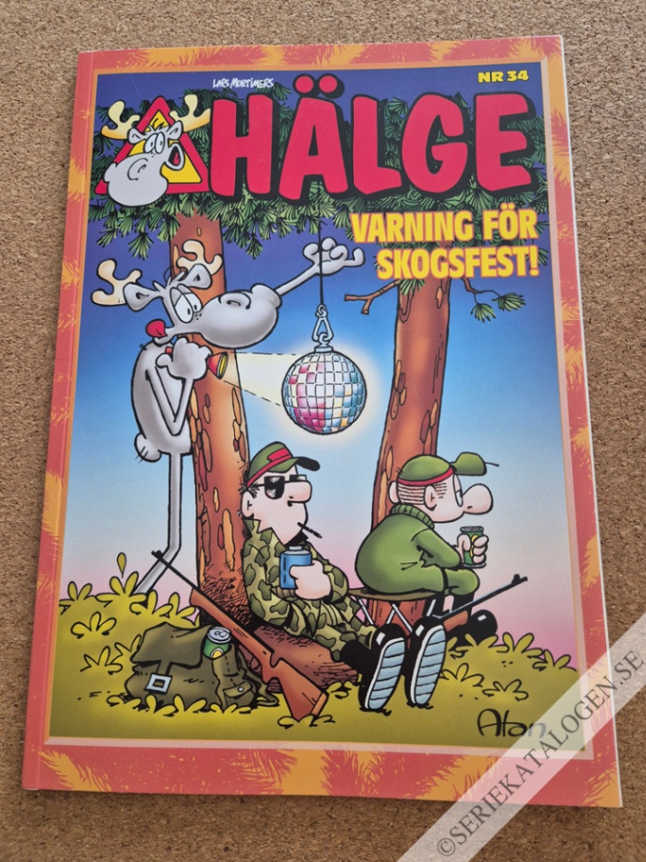 Framsida på Hälge #34 - Varning för skogsfest! (2025)