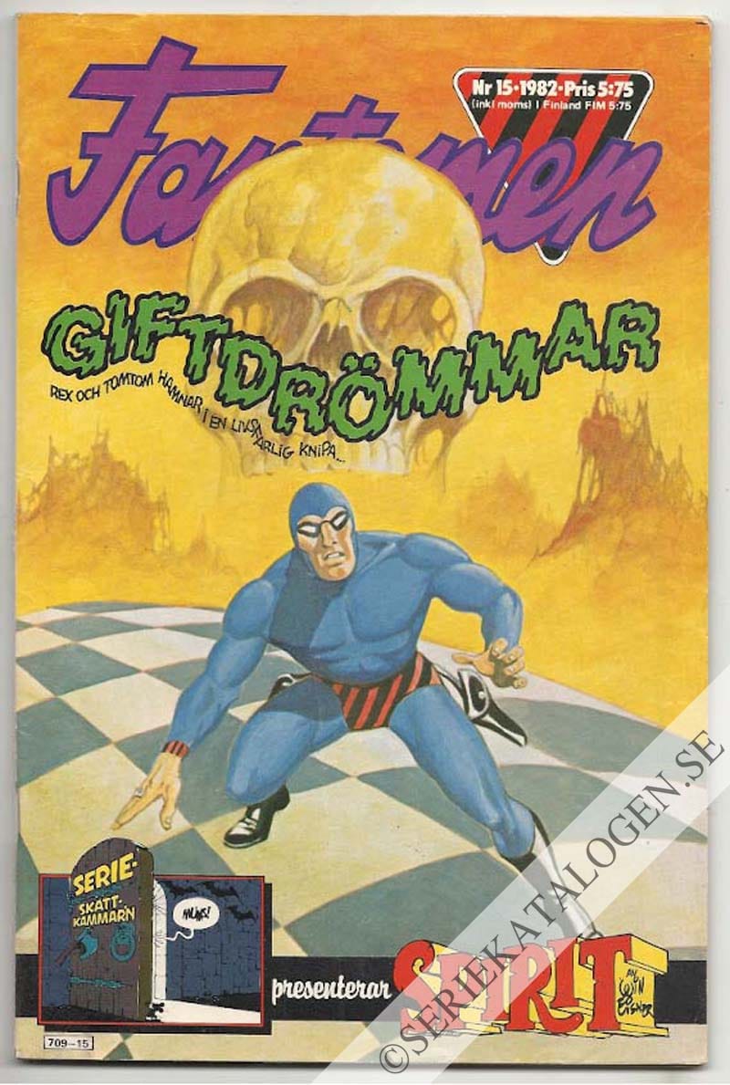 Framsida på Fantomen #15 (1982)